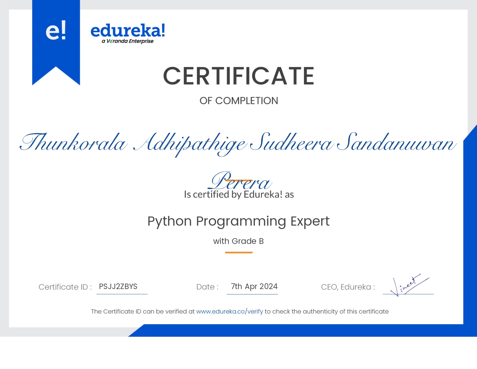 Certificate 2